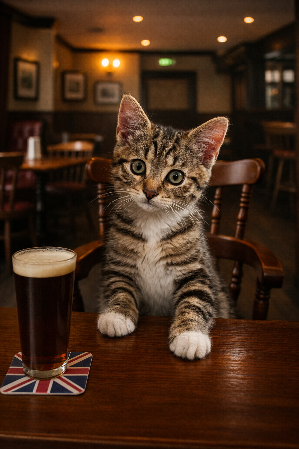Footy Fan in Pub Portrait