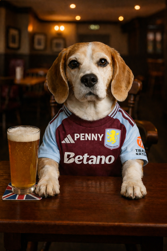 Footy Fan in Pub Portrait