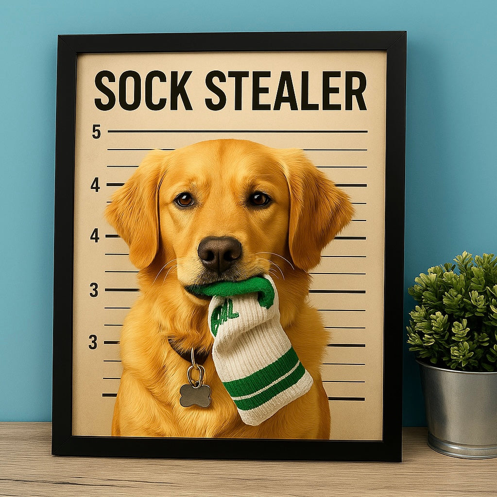 Guilty Paws Portrait