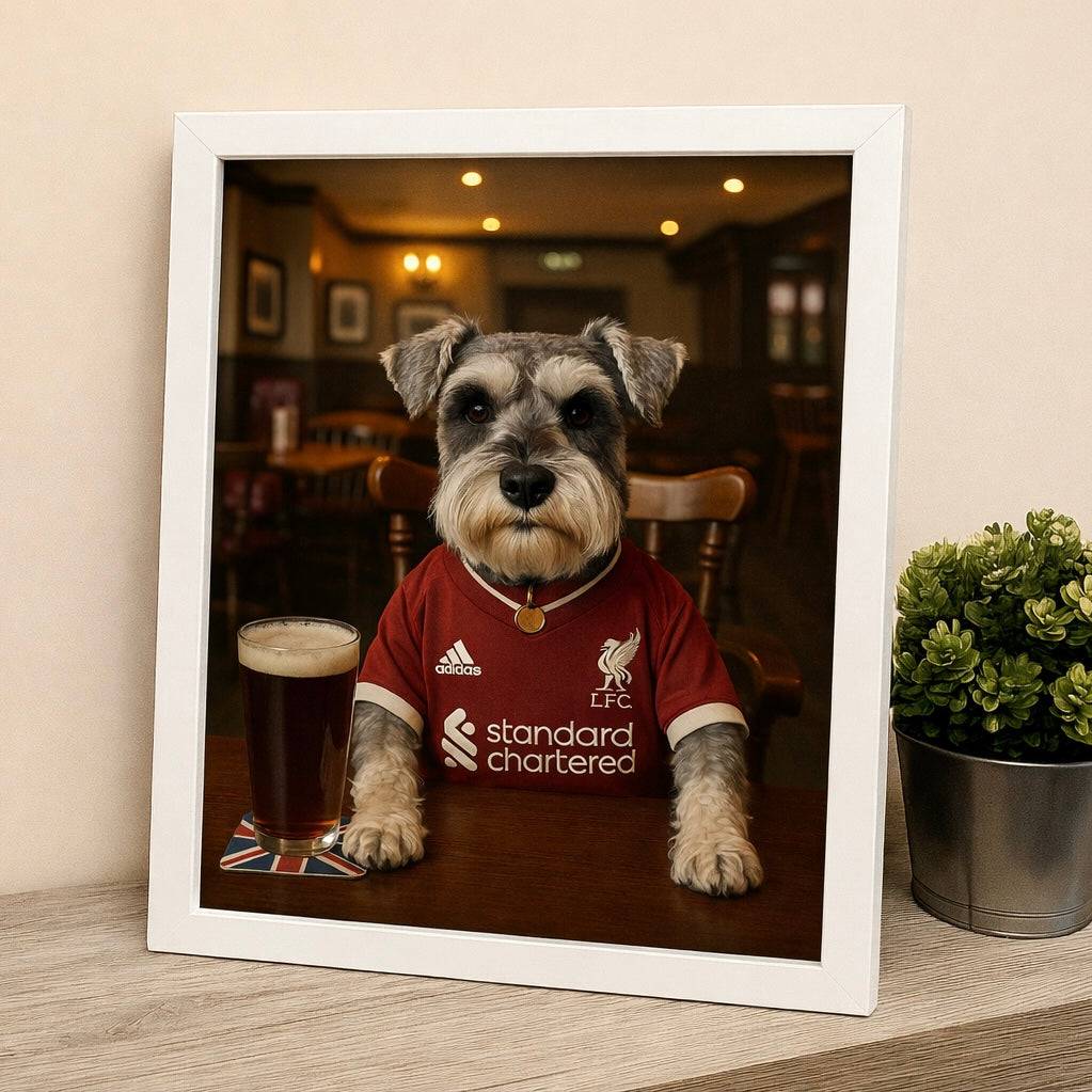 Footy Fan in Pub Portrait