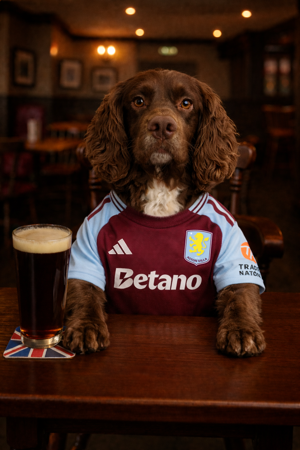 Footy Fan in Pub Portrait