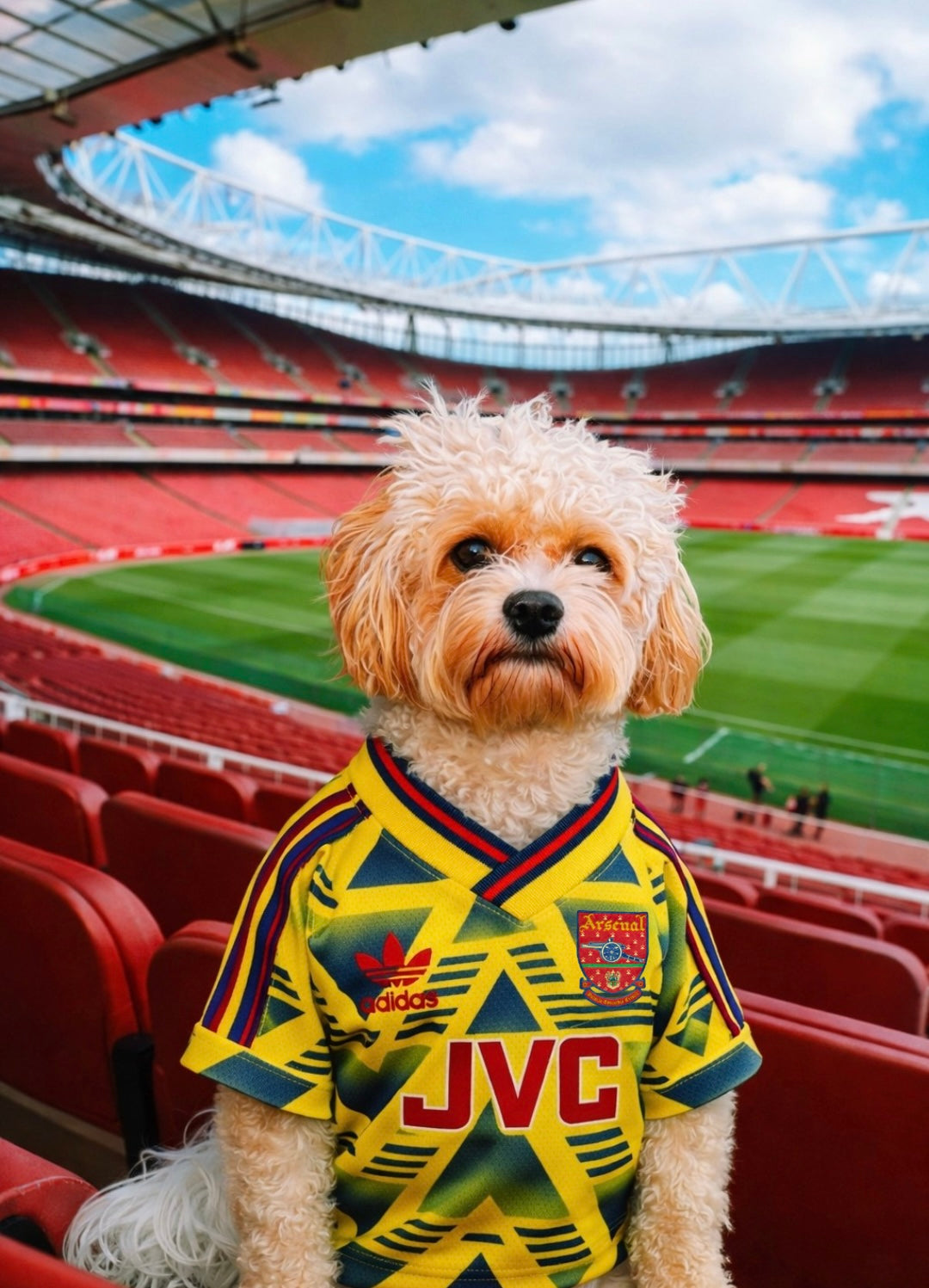 Footy Fan in Stadium Portrait