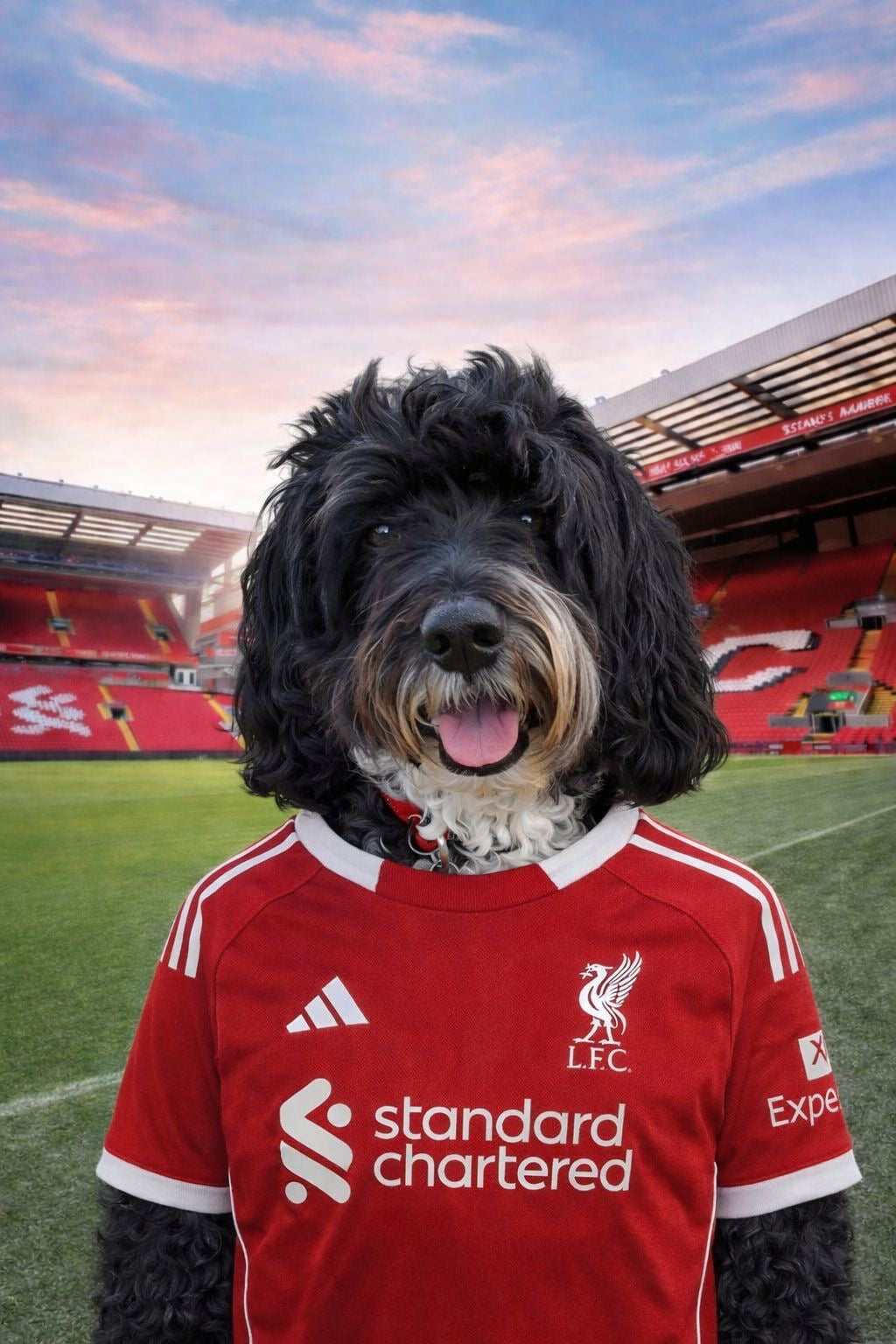 Footy Fan in Stadium Portrait