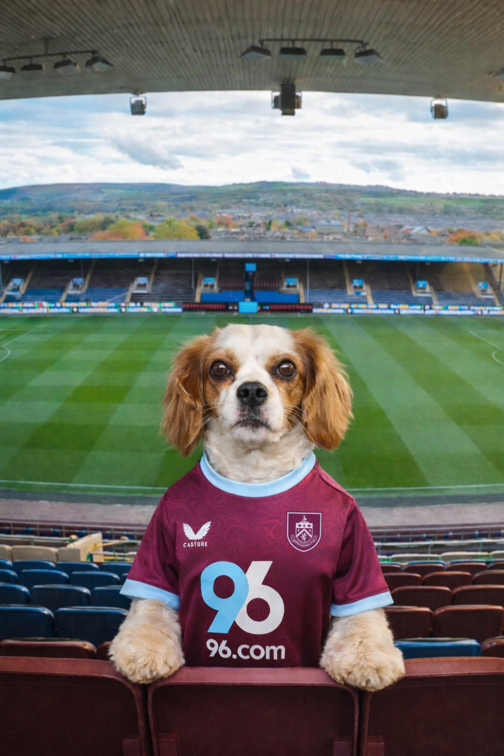 Footy Fan in Stadium Portrait